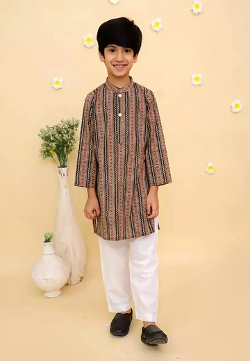 Ethnic Printed Kurta Pajama