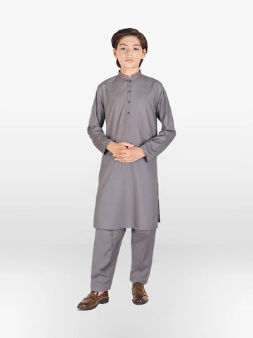 Elegant Grey Kurta Shalwar