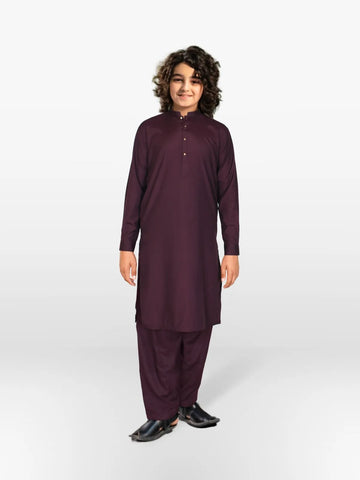 Elite Maroon Shade Kurta Shalwar