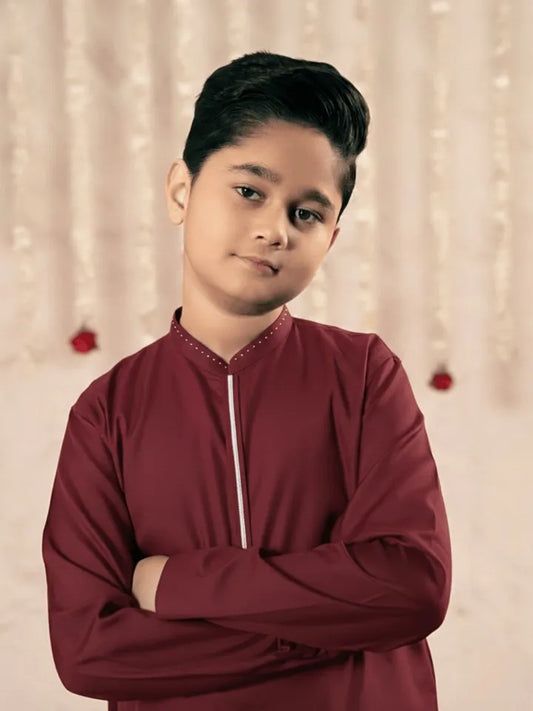 Premium Maroon Kurta Shalwar